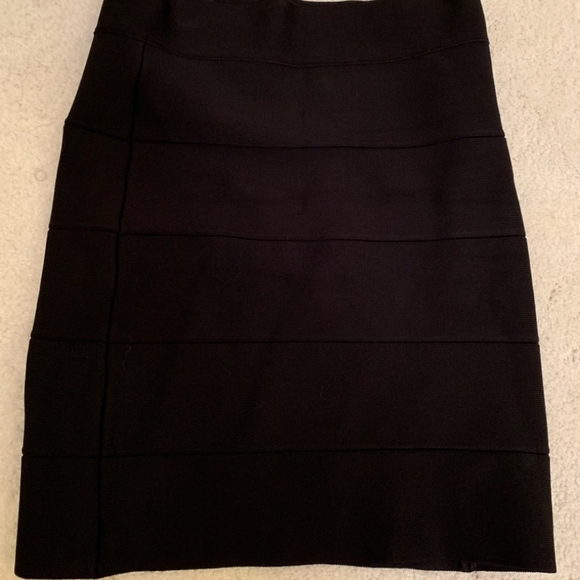 BCBG Black Bandage bodycon pencil skirt XS - Picture 3 of 5